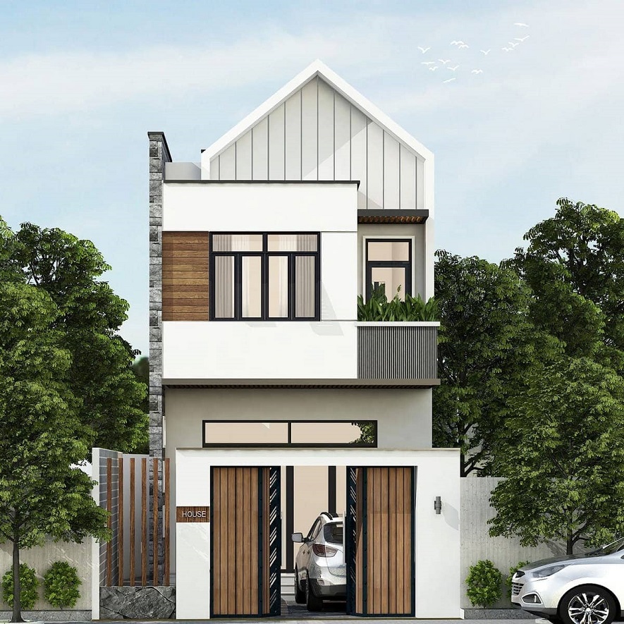 Mái Thái với thiết kế nhọn và độ dốc lớn tạo cảm giác cao ráo