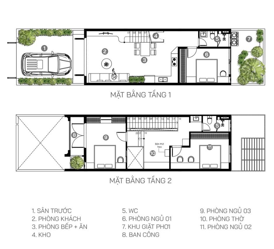 Mặt bằng Tầng 2