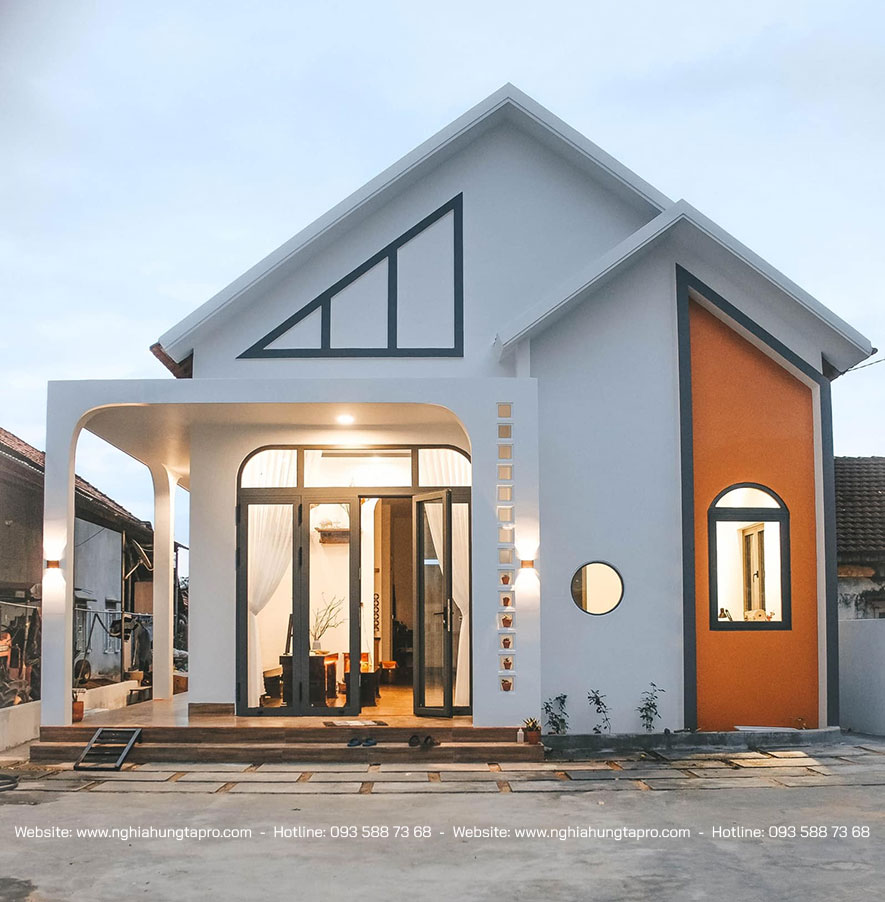 Mẫu nhà mái bằng hiện đại