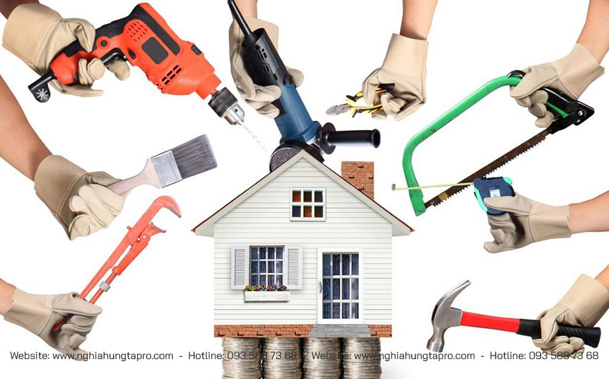 Sửa nhà trọn gói giúp gia chủ giảm bớt gánh nặng 