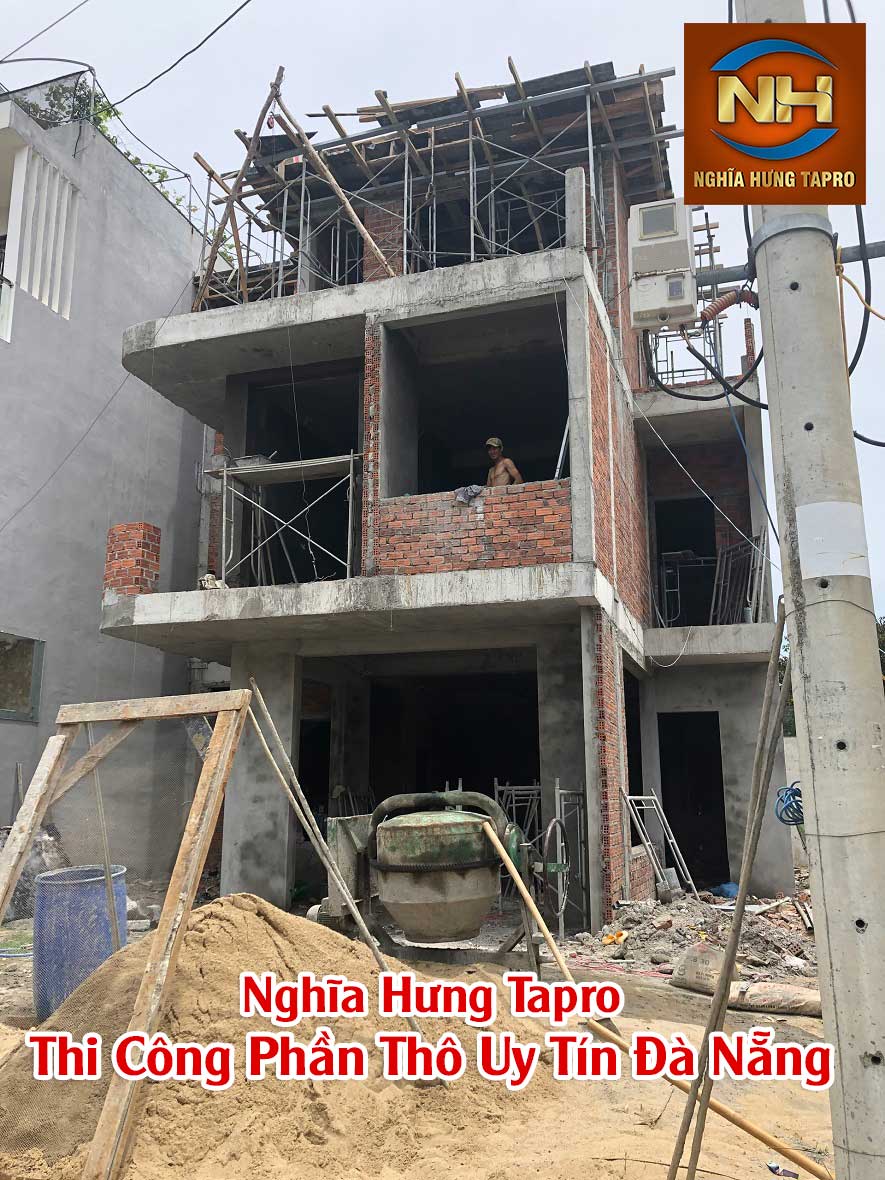 Thi công phần thô tại Đà Nẵng