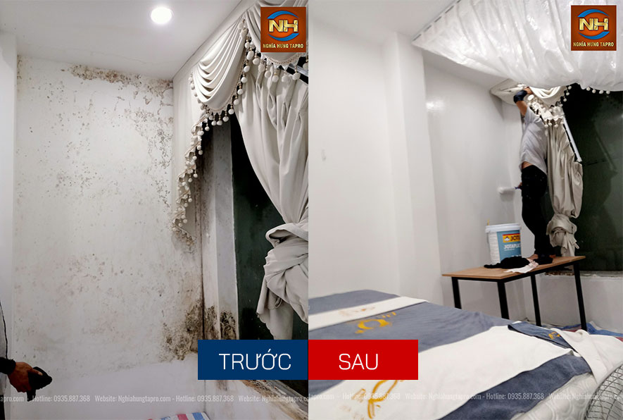 Nghĩa Hưng Tapro thi công chống thấm, sơn lại khách sạn Đà Nẵng