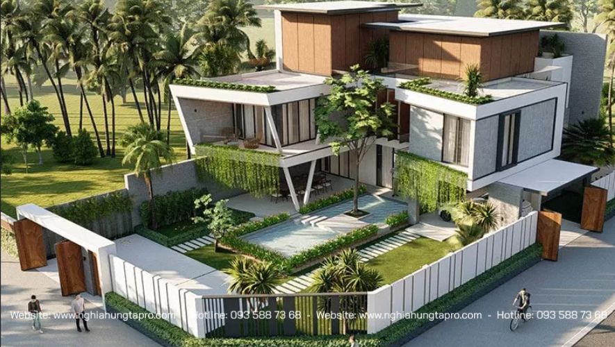 Biệt thự sân vườn 