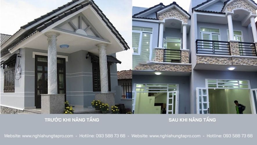 Cải tạo nâng tầng nhà