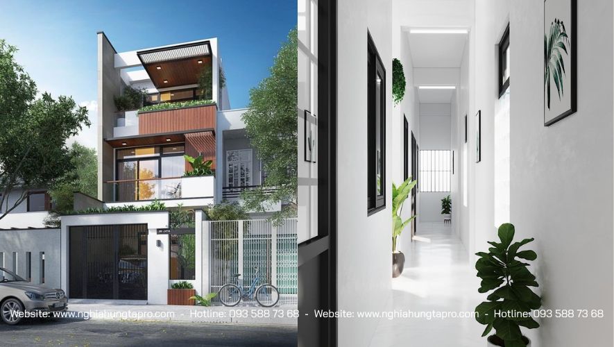 Cải tạo nhà ống 2 tầng 