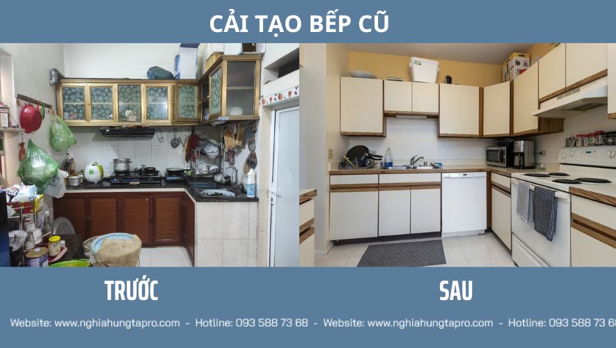 Cải tạo nhà bếp cũ