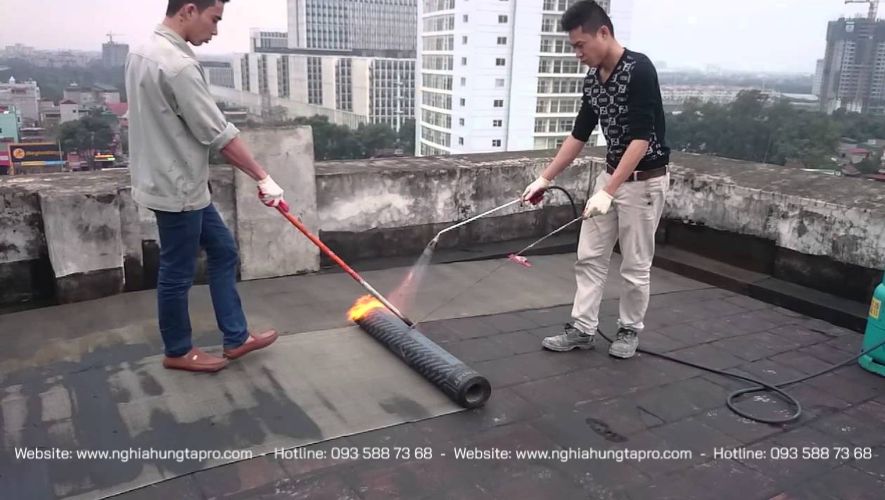 chống thấm sân thượng