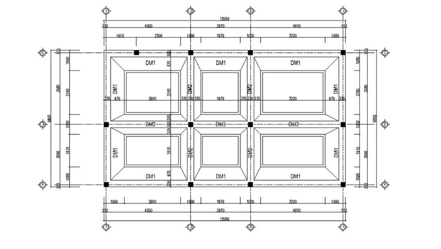 Bản vẽ kết cấu móng nhà 2 tầng