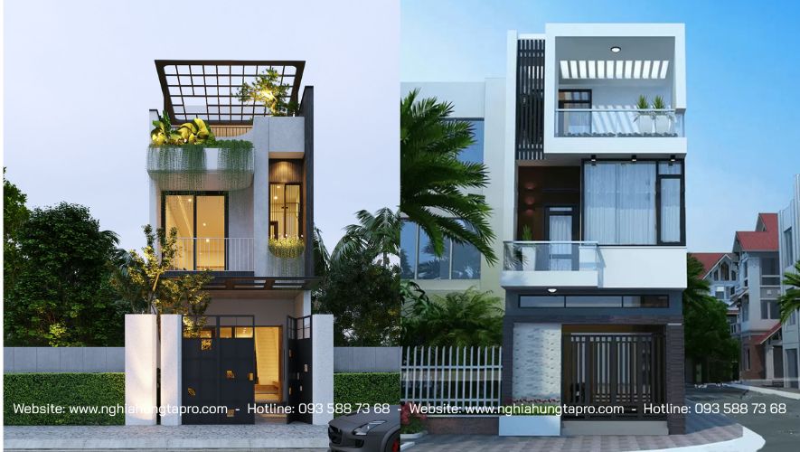 Nhà 3 tầng đẹp