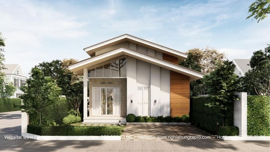 Nhà cấp 4 mái Thái nông thôn