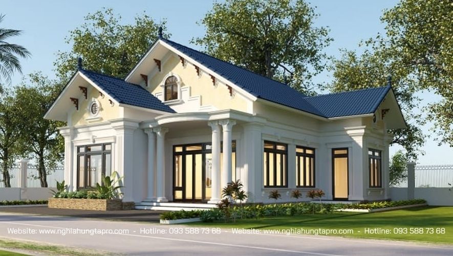 Nhà cấp 4 mái Thái nông thôn