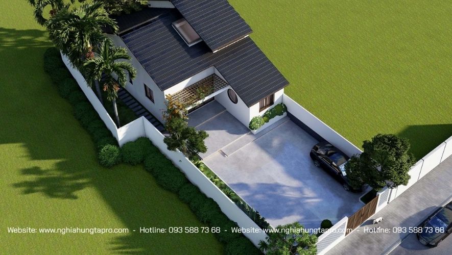 Nhà cấp 4 mái Thái nông thôn