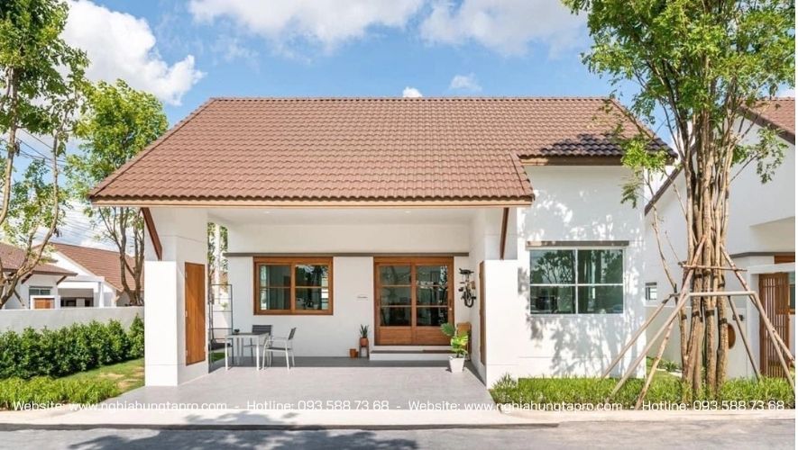 Nhà cấp 4 mái Thái nông thôn