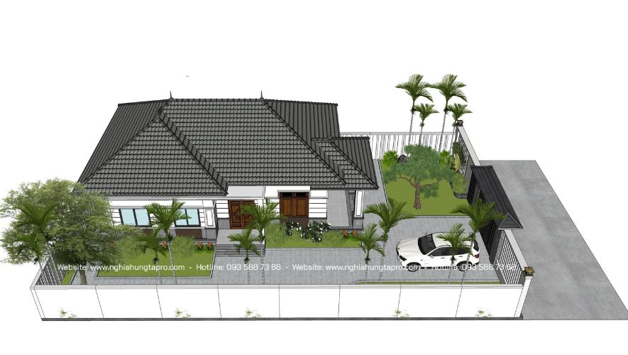 Nhà cấp 4 mái Nhật đẹp nhất