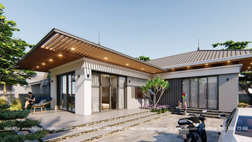 Nhà cấp 4 mái Nhật đẹp nhất