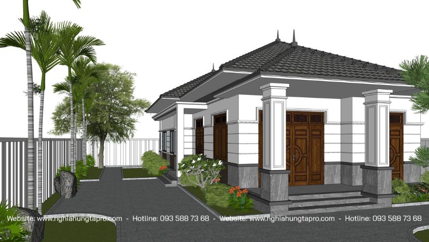 Nhà cấp 4 mái Nhật đẹp nhất