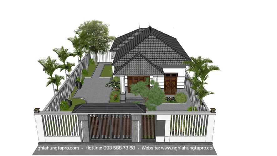 Nhà cấp 4 mái Nhật đẹp nhất