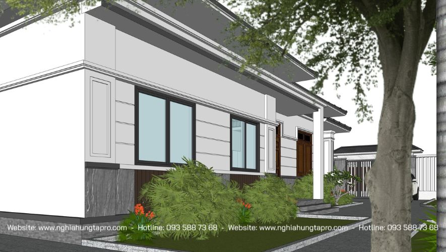 Nhà cấp 4 mái Nhật đẹp nhất