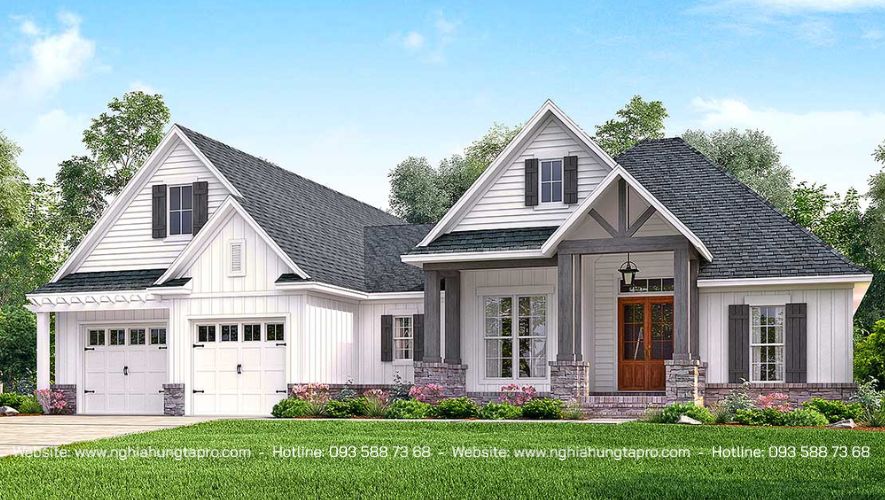 Nhà cấp 4 mái Thái 3 phòng ngủ