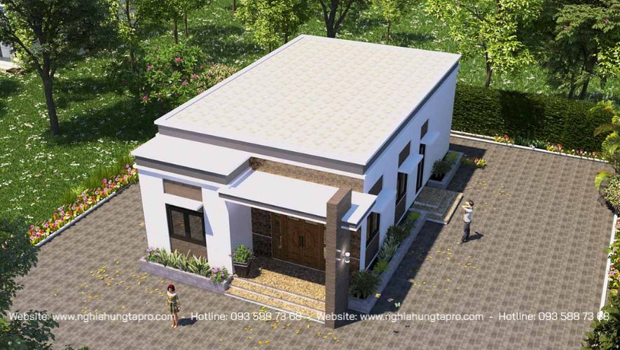Nhà cấp 4 mái bằng