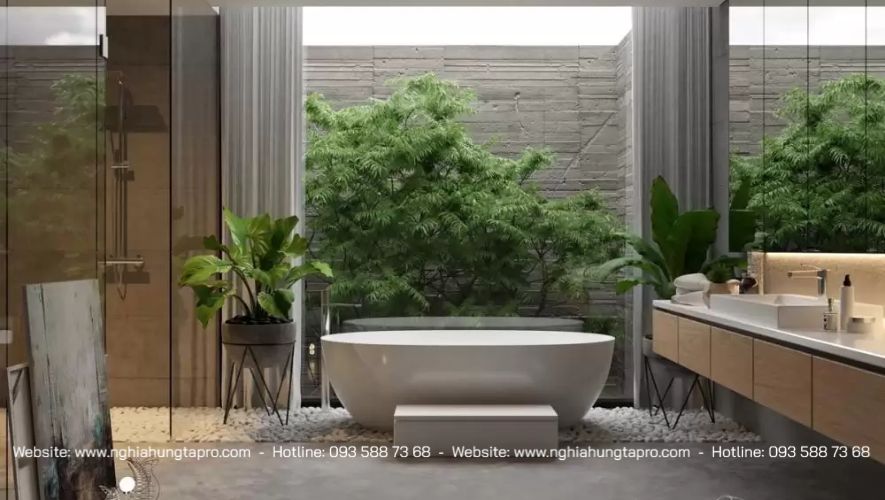 nhà cấp 4 sân vườn biêt thự mái Nhật
