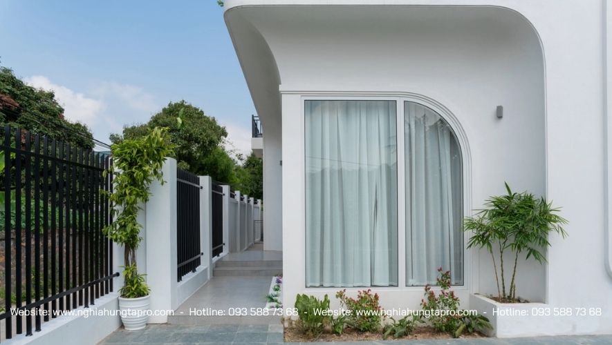 Mẫu nhà có lối đi độc đáo