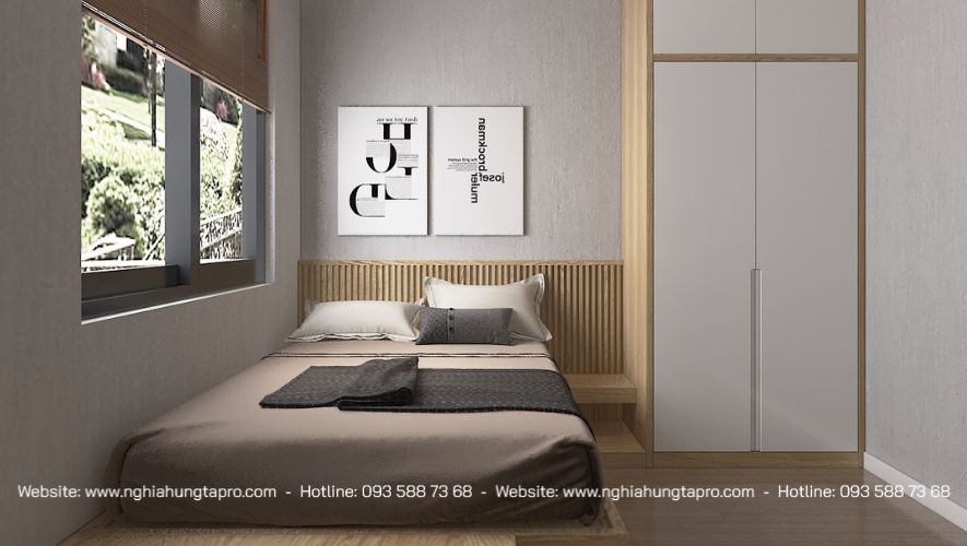 Màu sơn trắng sáng giúp căn nhà hiện đai tinh tế hơn