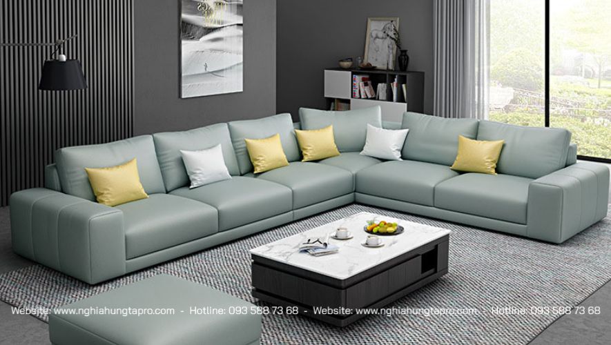 Mẫu ghế sofa chữ L đẹp ấn tượng 