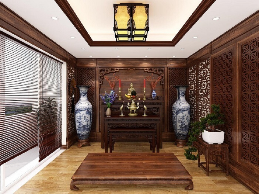Thiết kế phòng thờ & Nguyên tắc thiết kế hợp phong thủy