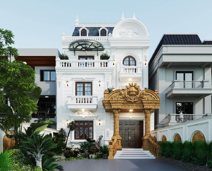 nhà 2 tầng mặt tiền 8m